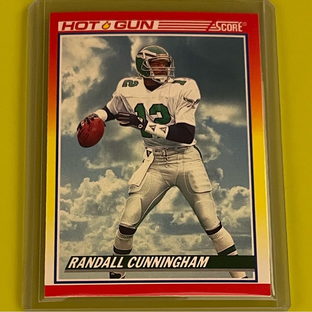 Randall Cunningham #563 [Hot Gun] 1990 Score Football Trading Card